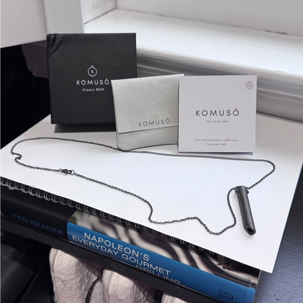 🌟Komuso Classic Shift Necklace – NEW in Box | Luxury Mindfulness Jewellery 🌟